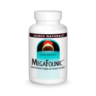 Source Naturals, MegaFolinic 800 mcg - 120 Tablets