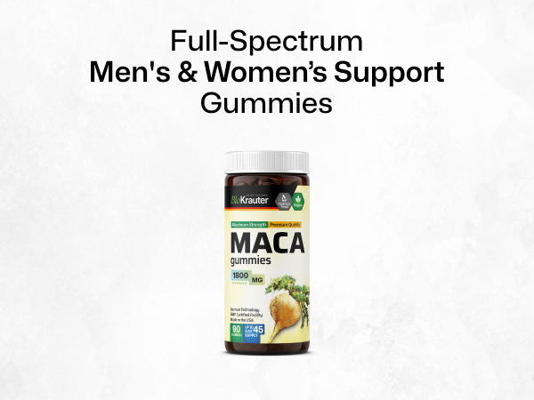 BIO KRAUTER Maca Root and Ashwagandha for Mood & Overall Support, 2 Fl.Oz
