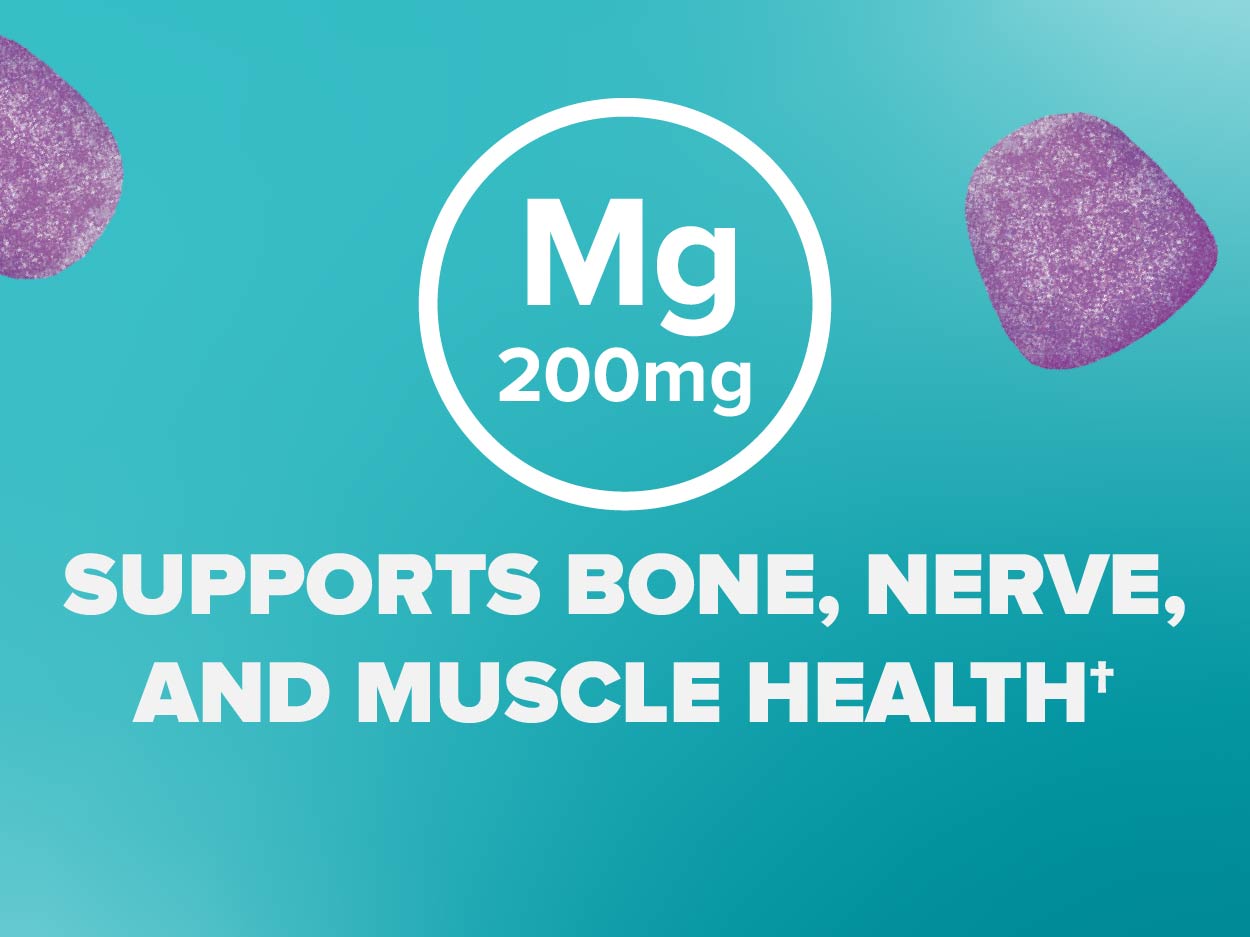 Qunol Magnesium Citrate Gummies 200mg, Vegetarian, 120ct