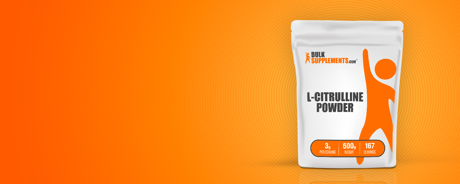 BulkSupplements.com L-Citrulline Powder - Citrulline Supplement, Nitric Oxide Supplement - Unflavored & Gluten Free - 3g per Servings, 500g (1.1 lbs) (Pack of 1)