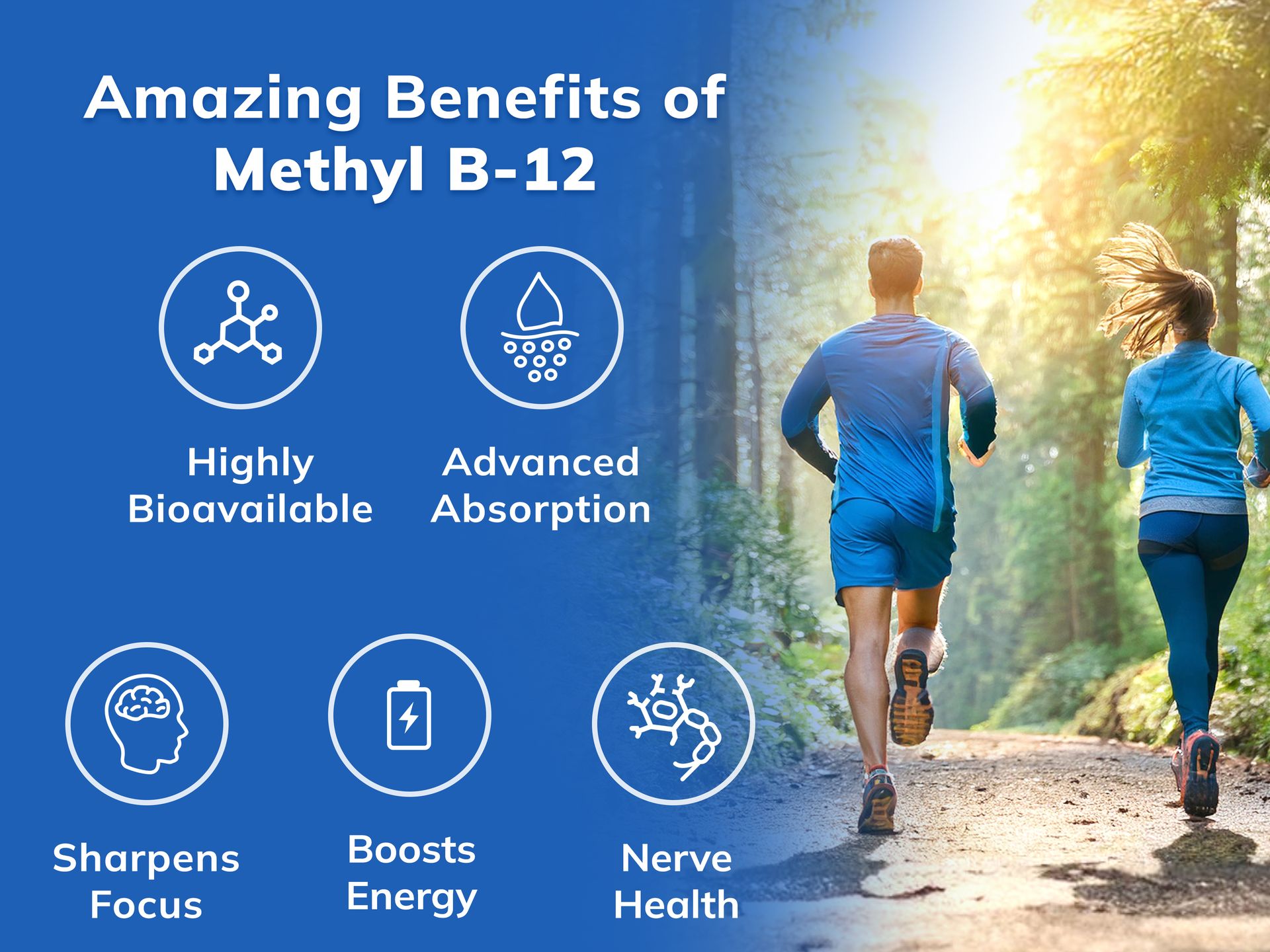 Vitamin B12 - 5000 MCG Supplement with Methylcobalamin (Methyl B-12) - 120