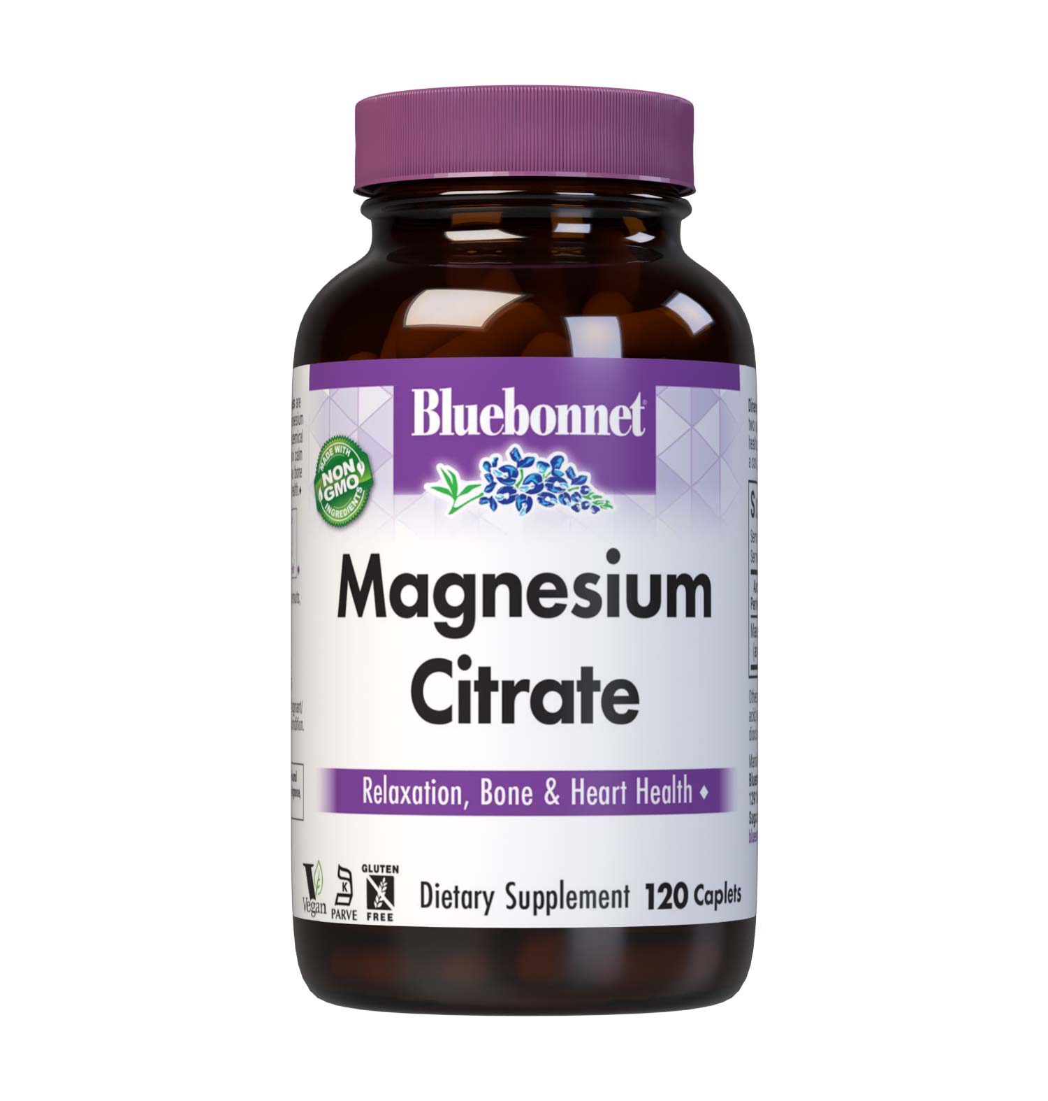 Bluebonnet Nutrition Magnesium Glycinate 400mg Maximum Absorption Mineral Complex Supports Energy Production & Enzyme Function - Non-GMO, Soy-Free, Gluten-Free - 120 Veggie Capsules