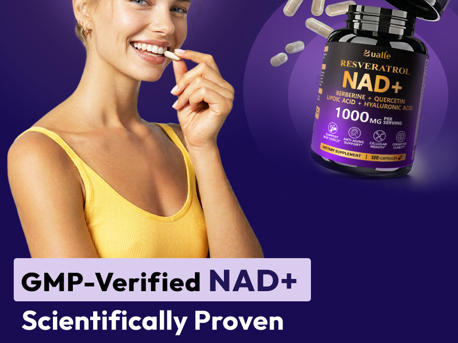 Liposomal NAD Resveratrol Supplement, NAD Supplements for Women & Men