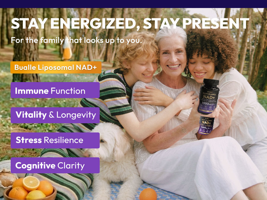 Liposomal NAD Resveratrol Supplement, NAD Supplements for Women & Men