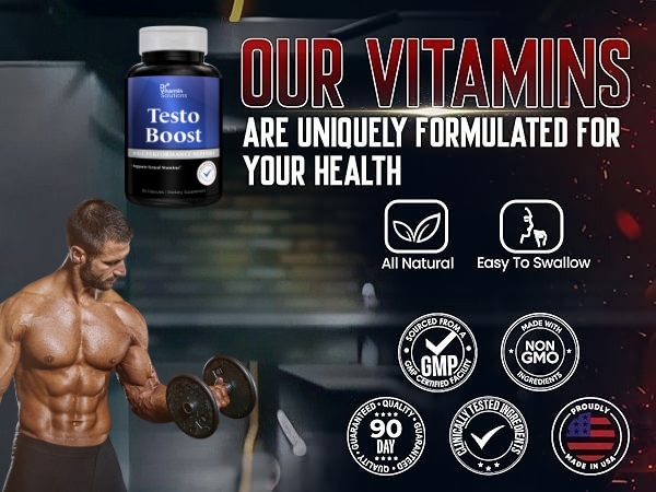 Testosterone Booster Supplement for Men - Tongkat Ali, Once Daily Formula