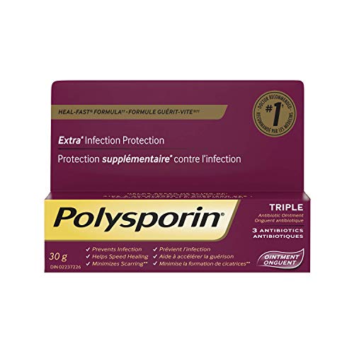 POLYSPORIN Triple Antibiotic Ointment for Cuts, Scrapes & Burns - 30g