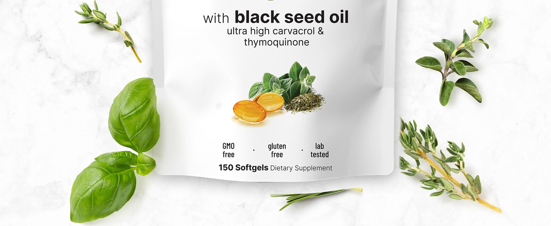 Micro Ingredients Oil of Oregano with Black Seed Oil, 150 Softgels