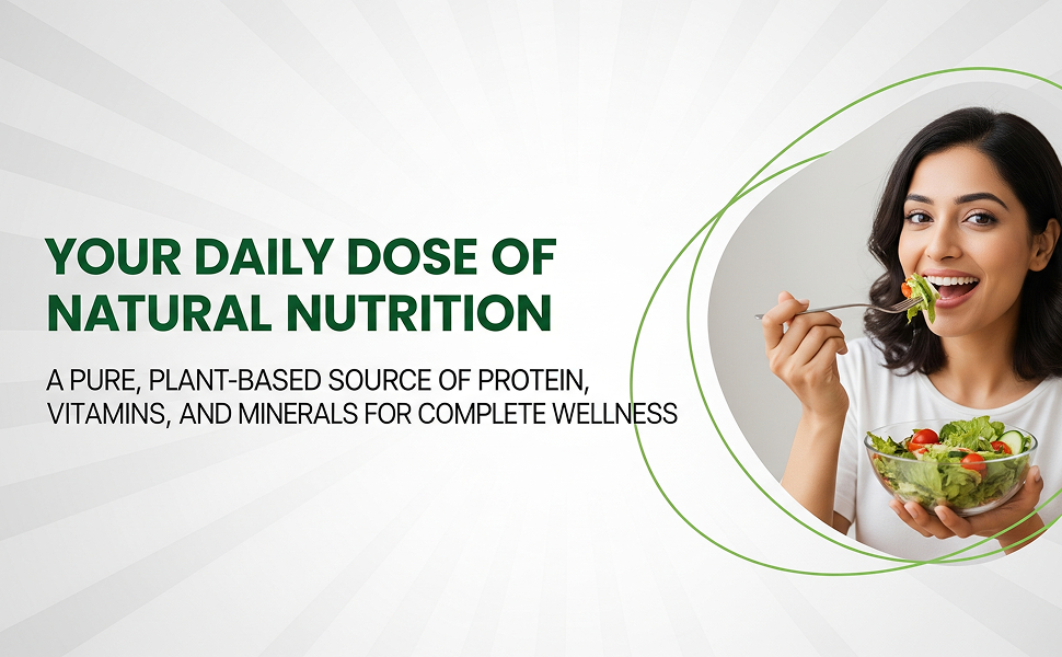 100% Natural Spirulina | USDA Certified Organic Spirulina Powder for Immunity, Energy, Digestion & Skin Health | Plant Based Protein Superfood - 100g Veg Powder