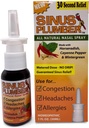 Sinus Plumber Pepper Nasal Spray, Alergía y Sinus Relief, Congestión, Dolores de cabeza, 1 fl oz