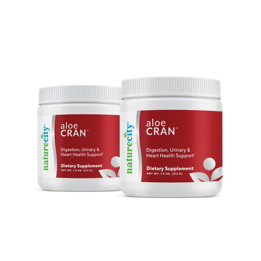 NatureCity AloeCran Sugar Free Drink Mix Supplement TEN Pure Aloe Vera, Cranberry Powder &amp; Dietary Fiber Previous Unsweetened Cranberry Concentrate ← Apoya Digestive, Urinary &amp; Metabolic Health TENED 60 Servings