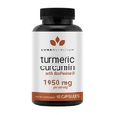 Luma Nutrition Turmeric Curcumin with Black Pepper - 95% Curcuminoids - 1950mg Per Serving - Premium Turmeric Supplement - with BioPerine for Max Absorption - Made in USA - 90 Capsules