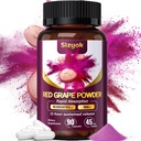 Piceid Resveratrol Supplement and NAD+ Cell Regenerator, Ultra High Purity & Bioavailable, Support Heart Health, Blood Flow, Cellular Energy Production&Metabolism, Red Grape Powder, 45 Day Supply-115