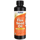 AHORA Alimentos Suplementos, Certified Organic Flax Seed Oil Liquid, Cold-Presed and Unrefined, 12-Ounce