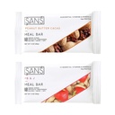 SANS Meal Reemplazo Protein Bar ← Bar Nutrición All-Natural Con No Añadido Azúcar Silencioso sin lácteos, libre de soja y libre de gluten ← Vitaminas y Minerales Esenciales (Peanut Butter Lovers, 12 Pack)