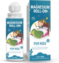 Loción de magnesio para niños, rollo de magnesio para dormir &amp; calma - Ayuda a los niños calma y sueño, crema de magnesio tópico - Soporte un humor equilibrado, tiempo de cama &amp; noche
