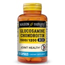 MASON NATURAL Glucosamine Chondroitin 1500/1200 with Vitamin C, Supports Joint Health for Normal Flexibility & Mobility*, 60 cápsulas