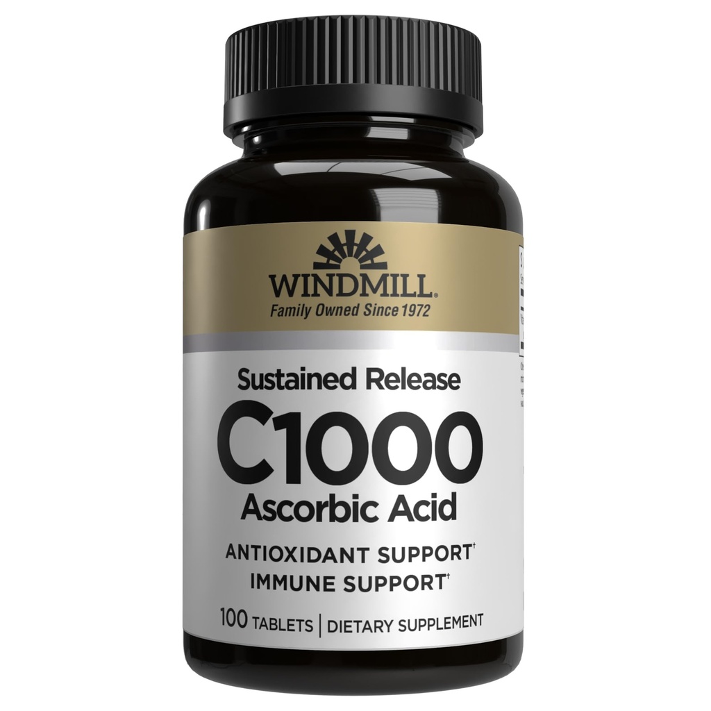 Windmill Vitamin C-1000 Tablets Sustained Release 100 Tablets