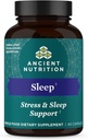 Ashwagandha de nutrición antigua para el apoyo al sueño, para estrés y apoyo al sueño, promueve la relajación mental, libre de gluten, paleo y Keto Friendly, 60 cápsulas