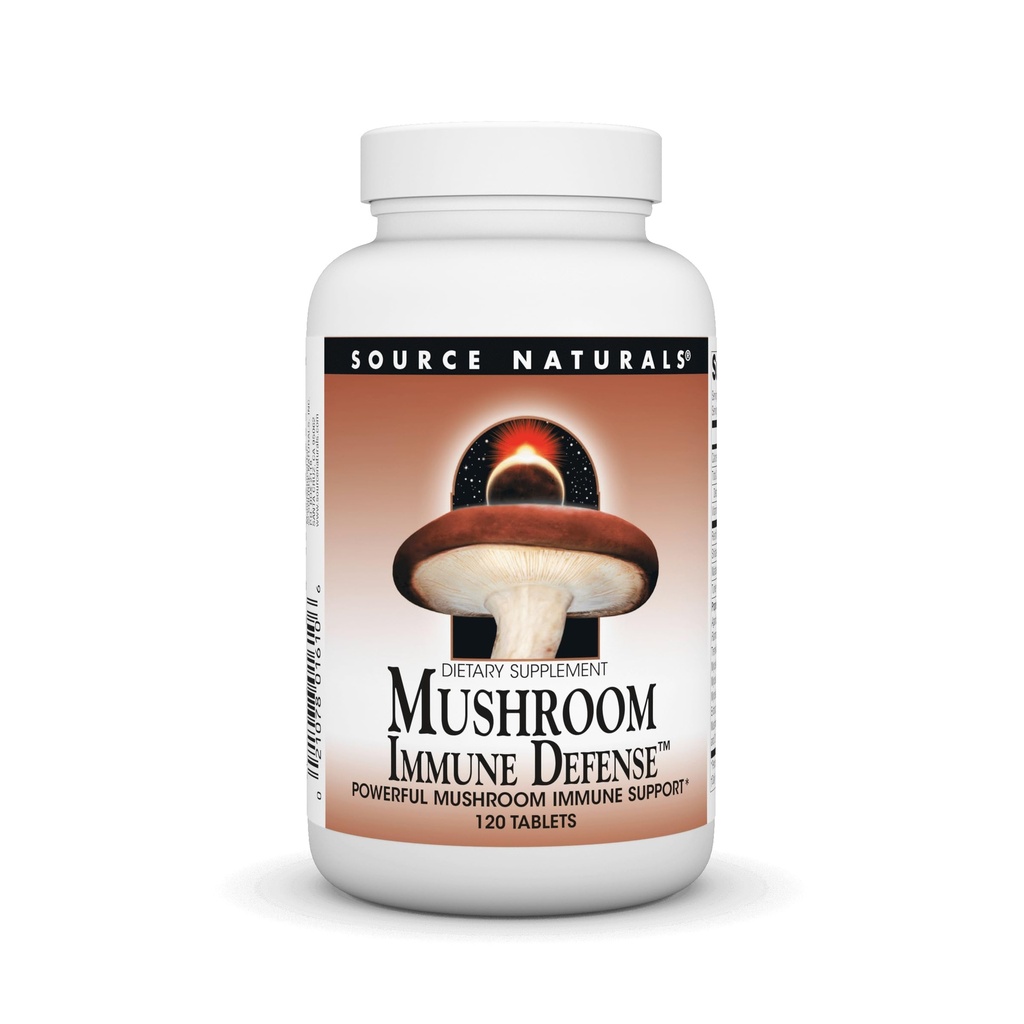 Fuente Naturals Mushroom Immune Defense, 120 Tablets