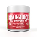BrainJuice Nootropics Brain Support Suplemento, Gluten Free Powder for Energy and Focus, Drink Mix with L Theanine, Alpha GPC, Vitamina B, Organic Green Tea Extract Caffeine, Pomegranate, 15 Servings