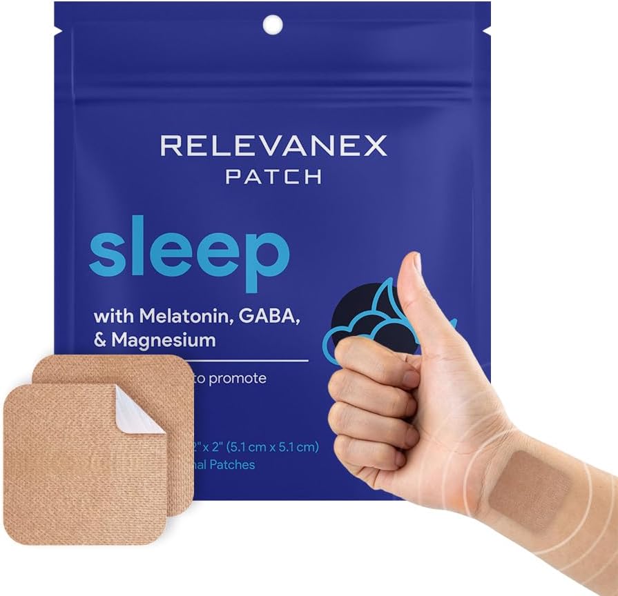 Sleep Patches for Adults | Easy to Apply Extra Strength Sleep Patches for Men & Women | Refreshing & Long Lasting Night Comfort with All Natura
