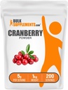 BulkSupplements.com Cranberry Powder - Cranberry Supplements for Women & Men, Air Dried Cranberries - Unsweetened & Gluten Free, 5g per Serving, 1kg (2.2 lbs) (Pack of 1)