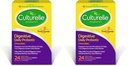 Cultura Salud Digestiva Daily Probiotic-Chewables,Probiótico para hombres &amp; mujeres,Lo más estudiado clínicamente Probiotic-Strain,10 Billones CFUs,Apoyos Diarrea Ocasional,Gas,Bloating, 24 Conde (Pack of 2)