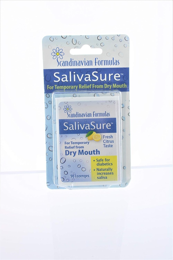 Fórmulas Escandinavas Nozovent SalivaSure Lozenges 90 ea (Pack of 2)