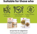 Natural Digestive Enzymes & Herbal Digestive Enzymes Fiber Supplement for Women, with 39 Plant & 7 Herbal Blends for Energy & Metabolism Support, Gold 150 Tablets, from Japan, 2 EA
