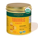 VAHDAM, Orgánica Turmeric Powder w / Alta Curcumin (2.47oz) USDA Orgánica, 100% cruda de India ← Gluten-Free, Non-GMO ← Premium Quality " Aroma  durable Single Origin Spice  sometida Direct from Source