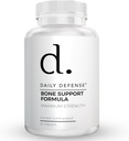 Calcium Supplements for Women & Men - Daily Defense Bone Support Formula with Calcium 1000mg, Magnesium, L-Lysine HCl, & More - for Better Flexibility & Mobility - 90 Easy to Swallow Calcium Tablets