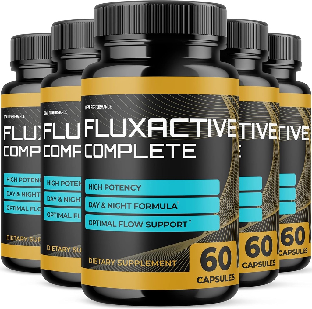(5 Pack) Fluxactive Paquete Completo Fluxactivo Completo para Píldoras Fluxactivas de Salud Prostata Completa (300 cápsulas)