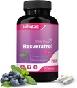 Resveratrol puro 500mg – Antioxidante, Envejecimiento saludable y apoyo a la salud cardíaca