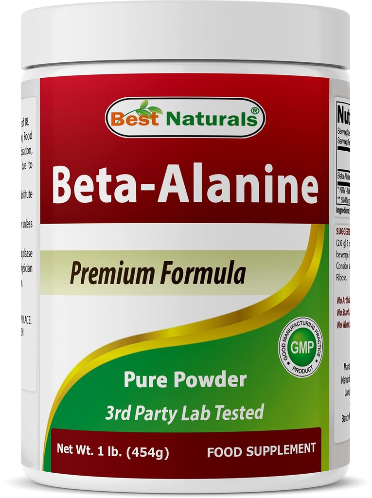 Best Naturals Beta Alanine Pure Powder 1 Pound (1 LB (Pack of 1))