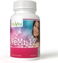 FeMi-12, Helps Alleviate Women's Monthly Period Discomforts & Supports Normal Menstruation (60 Capsules)