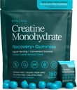 Gummies de monohidrato de crema libre de azúcar (5g per Packet) - Gummies de crema de azúcar para hombres &amp; mujeres, suplemento para el apoyo muscular, función cognitiva - no GMO, libre de gluten, Pruríens de Mucuna