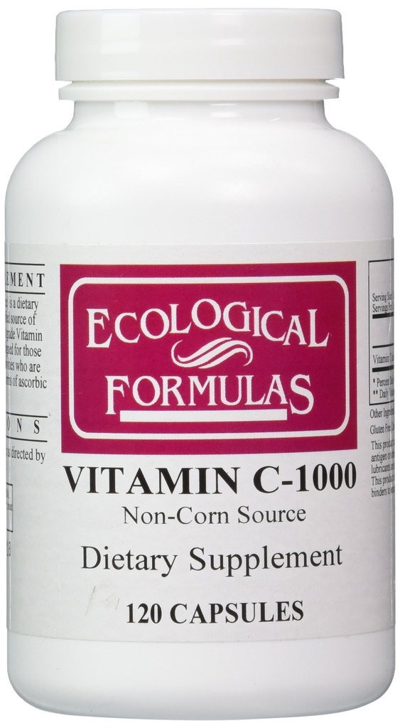 Investigación cardiovascular Vitamina C-1000 cápsulas, 120 conteo
