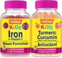 BuenoSí Hierro + Vitamina C Niños + Curcumina Turmérica Niños, Gummies Bundle - Gran Tasting, Suplemento de Vitamina, Gluten Gratis, GMO Gratis, Chewable Gummy