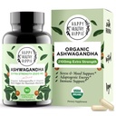 Organic Ashwagandha Capsules 2100mg | Stress Relief Supplement - Extra Strength, 100% Herbal, Energy, Mood & Cortisol Manager, Includes Black Pepper for High Absorption | Non-GMO, 90 Ct​ (30 Servings)