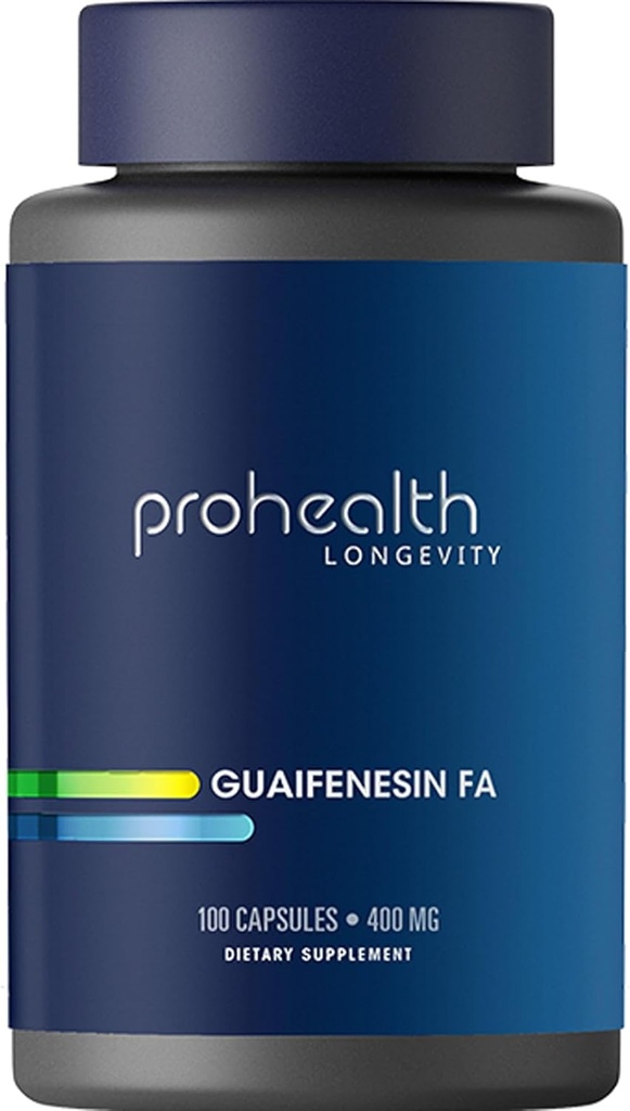ProHealth Guaifenesin FA (100 cápsulas, 400 mg)