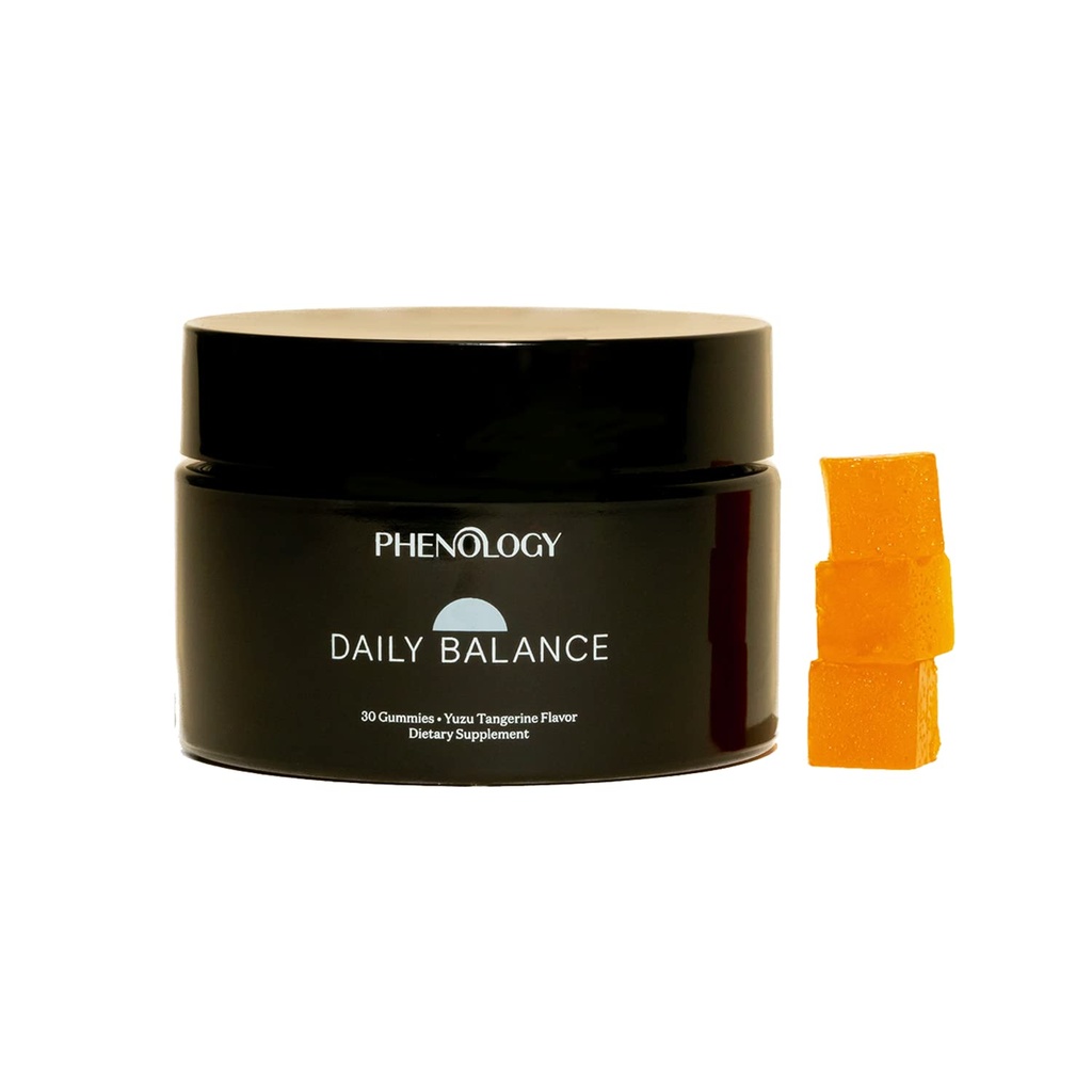 Balance diario – Suplemento de la menopausia para las mujeres – ayuda a minimizar los flashes calientes, sudaderas nocturnas, fatiga* - Incluye biotina, safron, vitamina B12 &amp; vitamina B6 – No GMO, suministro sin drogas – 30 días
