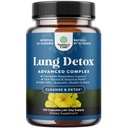 Lung Detox Mullein Leaf Capsules - Purifying Mullein Lung Cleanse Complex with NAC Quercetin & Cordyceps Extracts - Leaf Herb Respiratory Supplement for Sinus Immunity & Breathing Support - 120 Count