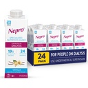 Nutrición líquida Nepro, Vainilla casera, Botellas de plástico de 8 onzas (Pack of 24)