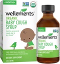 Wellements Organic Daytime Baby Cough Syrup | Soothes Occasional Cough Due to Dry Throat* | 2 Fl Oz, 4 Months +