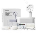 Kit de eliminación de cera de oído eléctrico - Sistema de riego de oído alimentado por agua con colección de aguas residuales, 4 modos limpios, seguro " eficaz, 3 consejos de oído para adultos