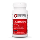 PROTOCOLO PARA LA VIDA BALANCE L-Carnitina 500mg - Energía Celular Metabolismo - Ejercicio Rendimiento, Recuperación - 60 Veg Caps