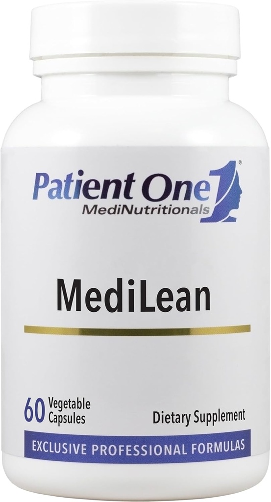 Paciente Uno MediLean tención Suplemento para apoyar la salud cardíaca y metabólica* Silencioso con Capsicum, Cromo y Más Silencioso 60 cápsulas
