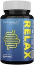 Alivio de estreñimiento AADAR Re-LAX, Apoyo a la digestión ayurvédica y cápsulas de bienestar intestinal, 60 unidades - con Senna, Harade, cápsulas de ajwain para la digestión