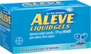 Aliviar los geles líquidos con Naproxen Sodium, 220mg (NSAID) Dolor/Reductor de flujo, 80 Cuenta (Pack of 2)