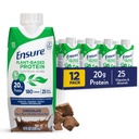 Asegurar la alimentación vegana de base vegetal de chocolate Shake I sin gluten I sin lácteos libre de soya 12 Pack